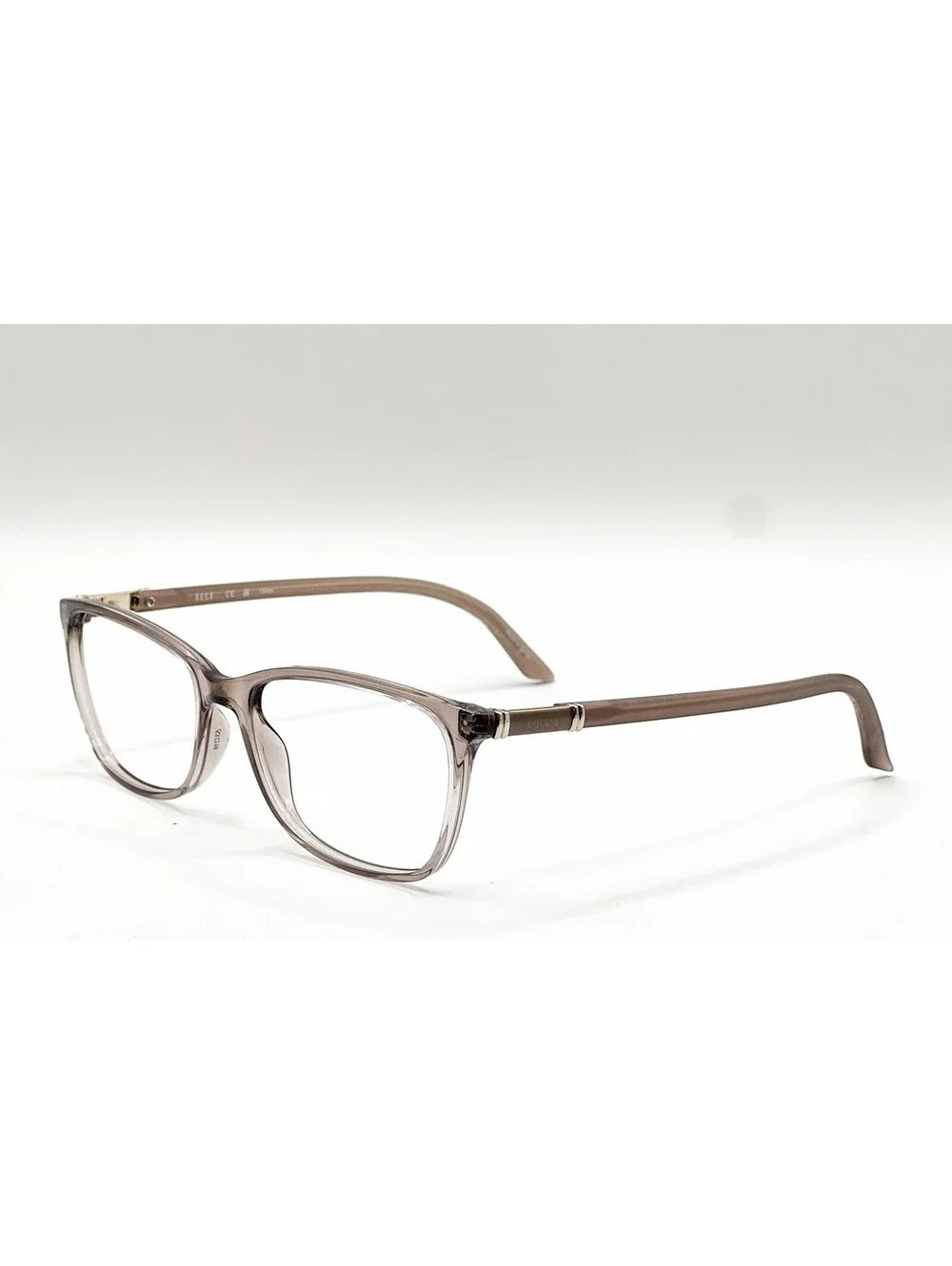 Elle EL13409 LB Light Brown Rectangle Authentic Eyeglass Frames 53-16-135